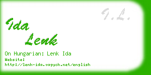 ida lenk business card